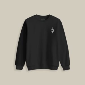 Sudadera THOR Menorca “Midnight Black” – Logo Blanco