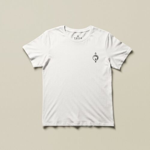 Camiseta THOR Menorca “Pure White” – Logo Negro