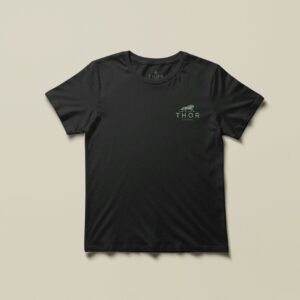 Camiseta THOR Menorca “Midnight Black” – Logo Verde