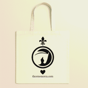 Bolsa THOR Menorca “Heritage Tote – Natural/Negro”