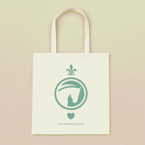 Bolsa THOR Menorca “Heritage Tote – Vintage Black/Verde”